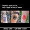 Monogram Swirls Number 3 Three Temporary Tattoo Water Resistant Fake Body Art Set Collection
